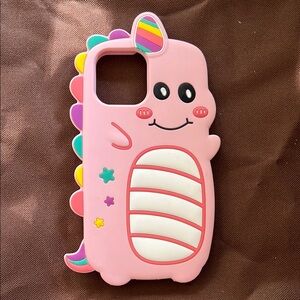 Pink Dinosaur Phone Case